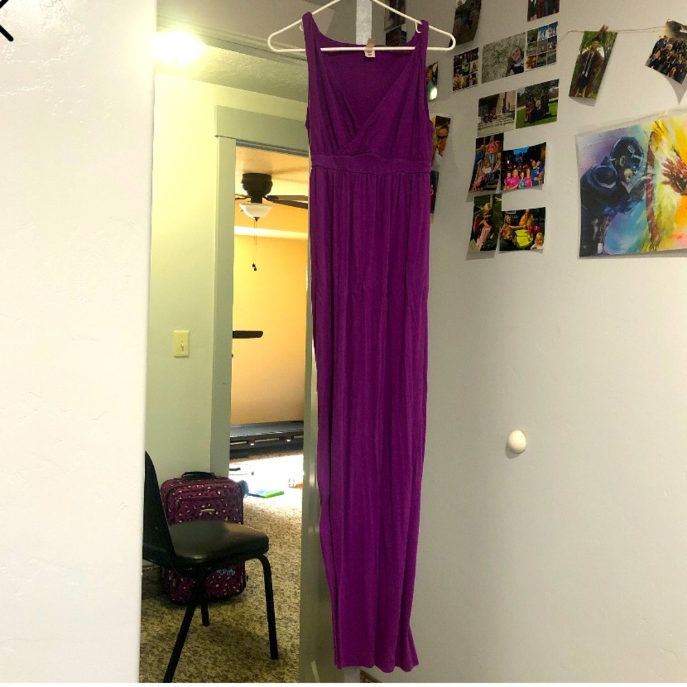 Long Purple Dress